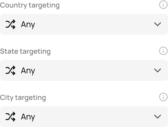 Geo-targeting