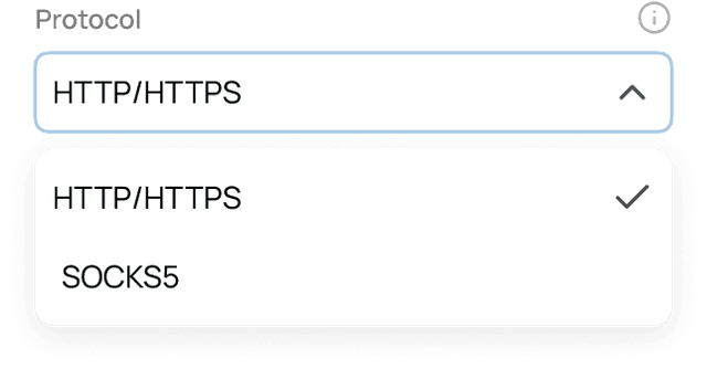 HTTPS & SOCKS5 protocols