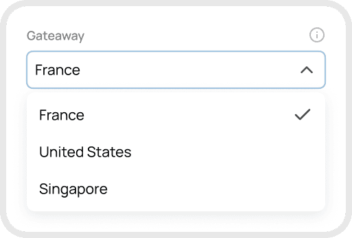 multiple gateway locations dashboard